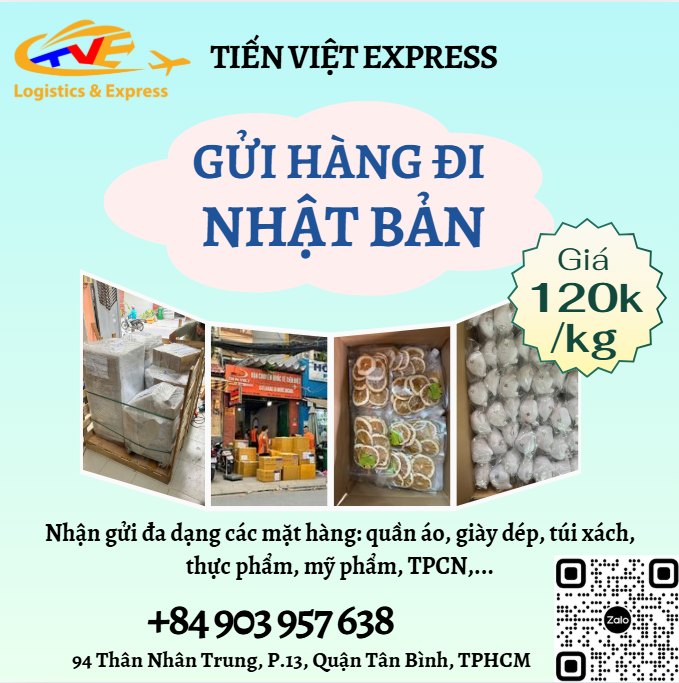 Gửi hàng đi Nhật Bản  - Tiến Việt Express