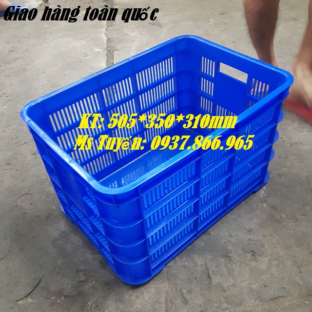 Sóng nhựa hở cỡ lớn, sọt nhựa đáy đặc tại Hà Nội, bán sọt đáy đặc toàn quốc