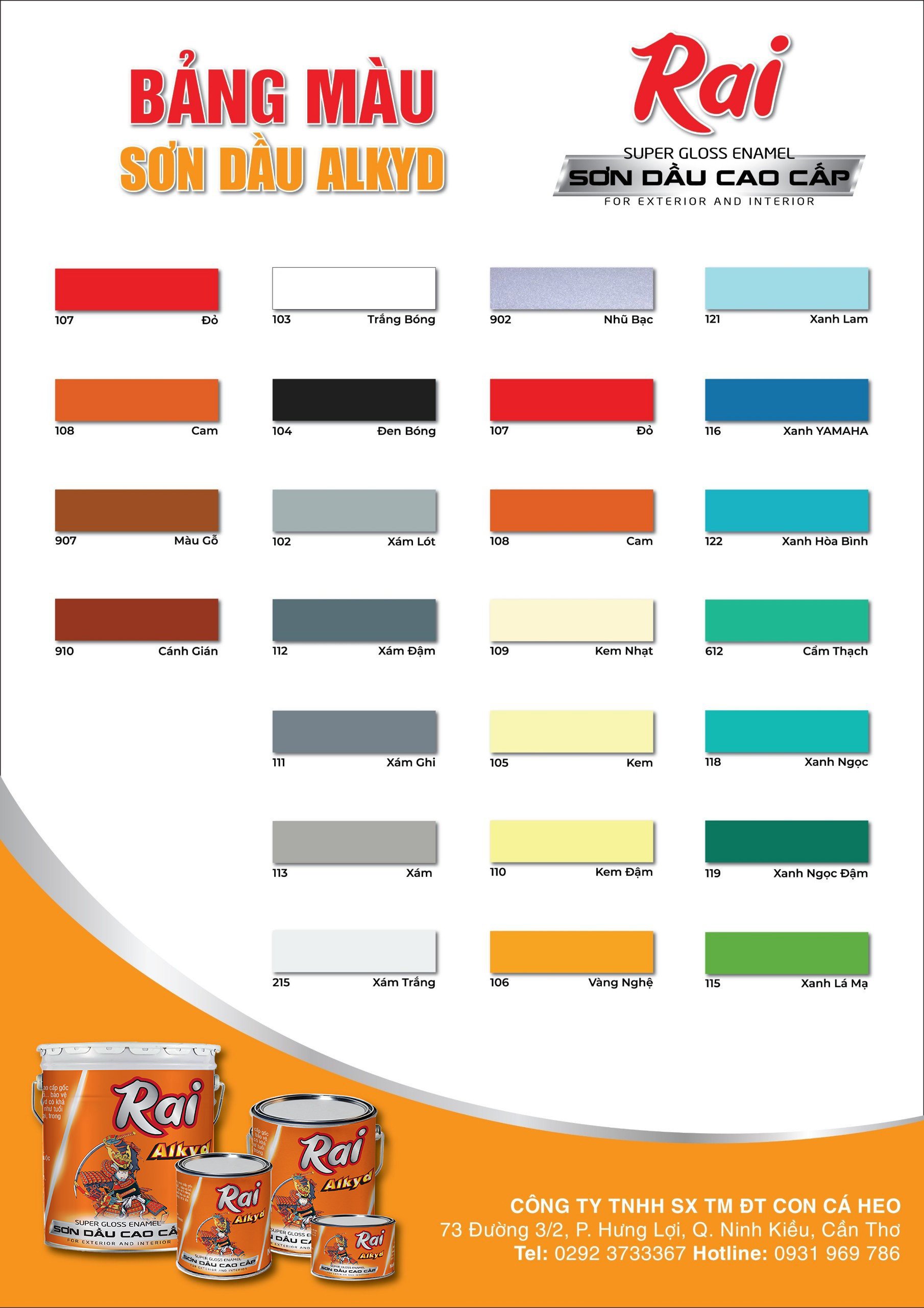 Sơn Dầu Kẽm Alkyd Rai