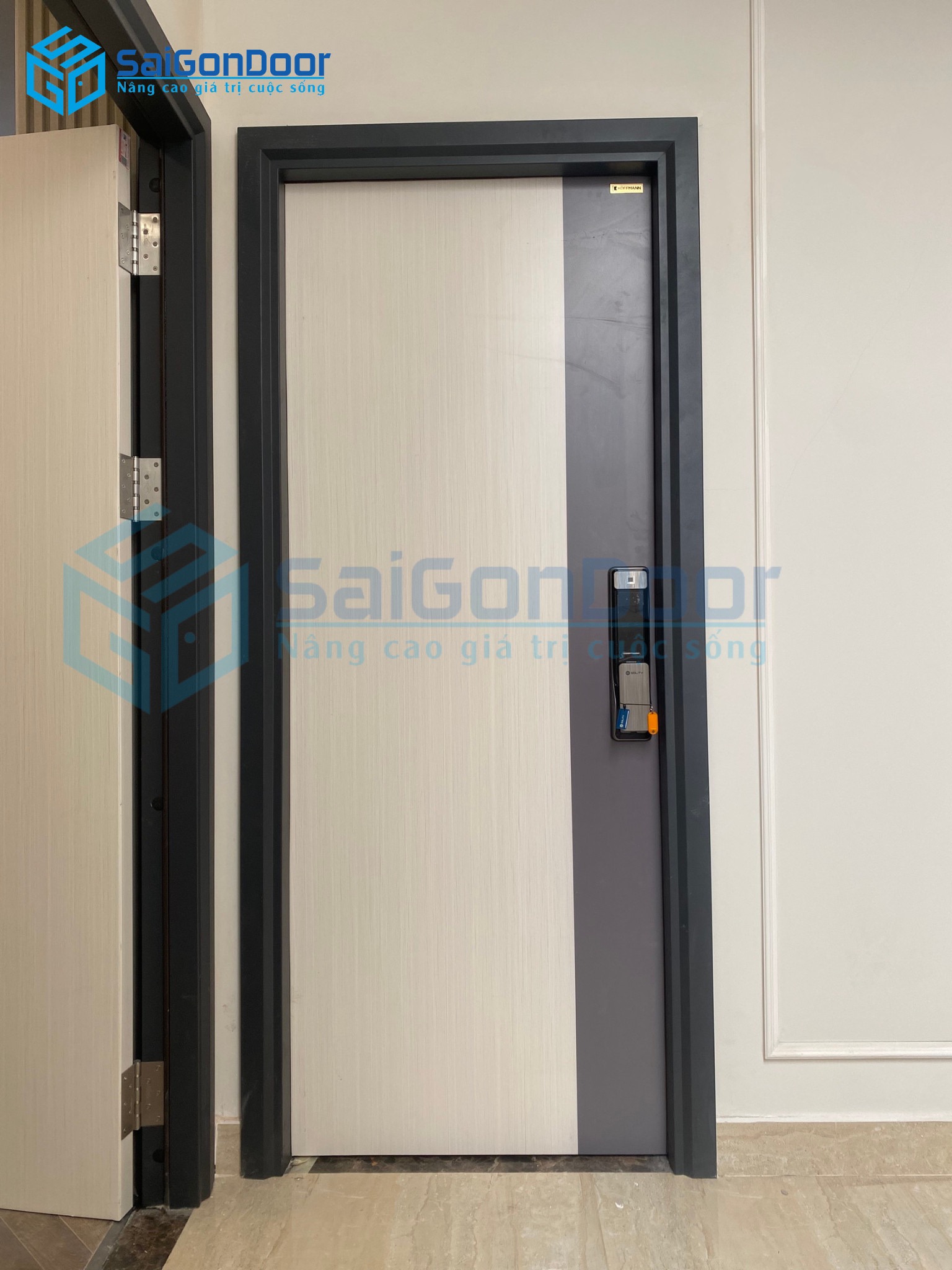 Cửa thép vân Gỗ dòng Deluxe