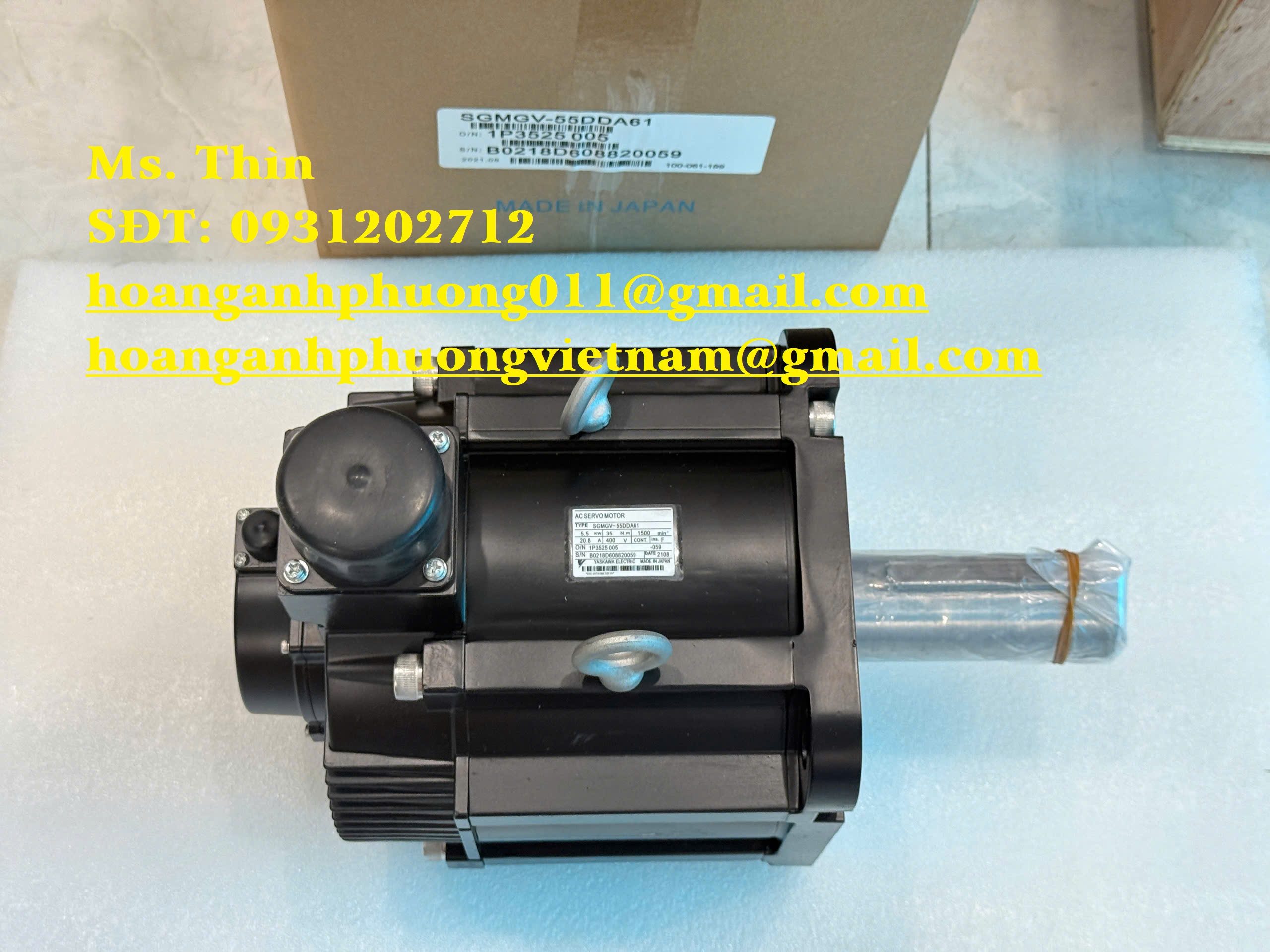 Động cơ SGMGV-55DDA61 - Yaskara giá tốt - new 100%