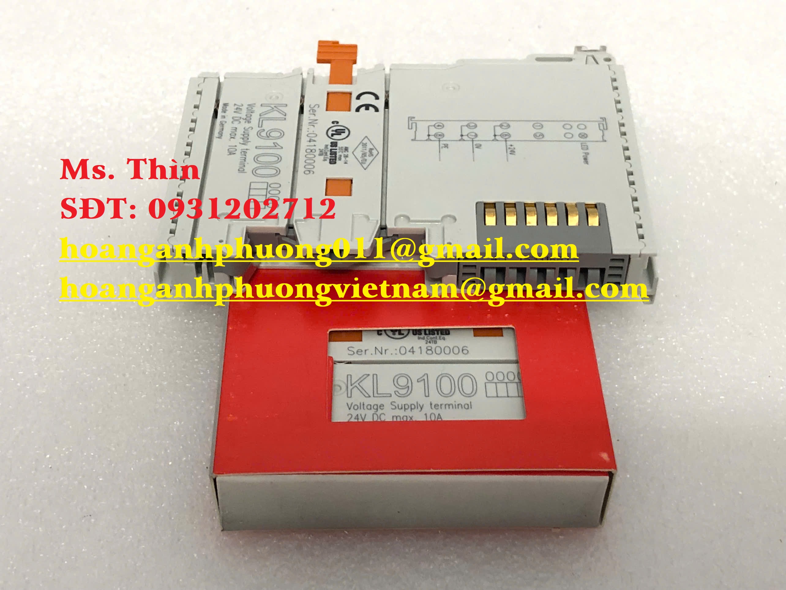 Gía tốt - Module Beckhoff KL9100 - hàng nhập new 100%