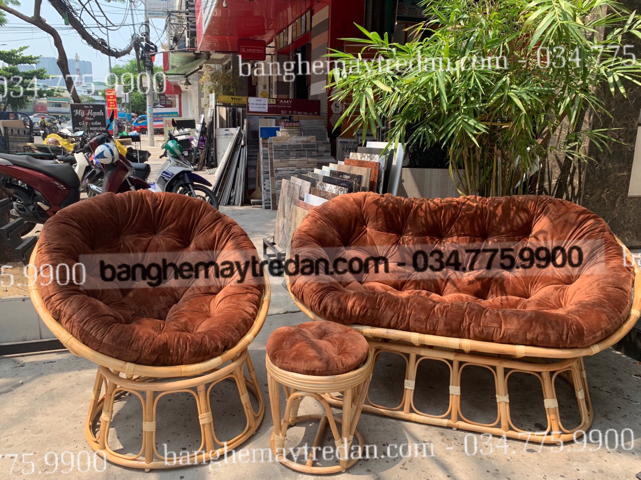 Ghế mây thư giãn papasan cao cấp