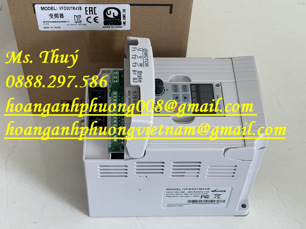 Mua biến tần giá gốc - DELTA VFD007M43B - Ship toàn quốc