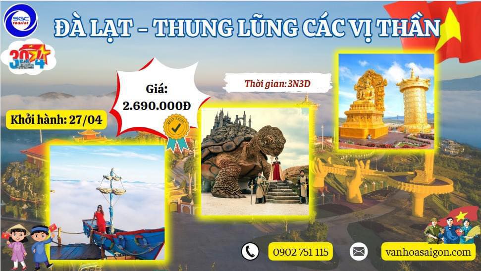 TOUR ĐÀ LẠT GIÁ RẺ
