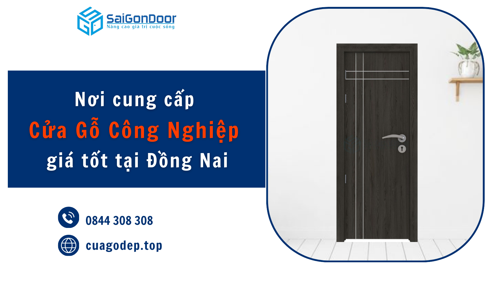 Cửa Gỗ Công Nghiệp Phòng Ngủ Giá Tốt