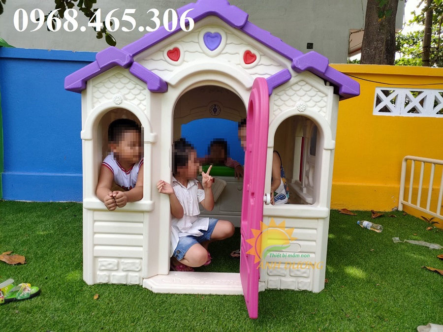 Ngôi nhà đồ chơi trẻ em bằng nhựa hàng nhập khẩu chất lượng cao