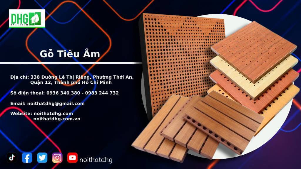 GỖ TIÊU ÂM – GIẢI PHÁP HOÀN HẢO CHO KHÔNG GIAN HIỆN ĐẠI