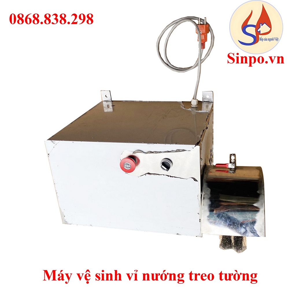 Máy vệ sinh vỉ nướng, máy chà vỉ nướng nhà hàng BBQ