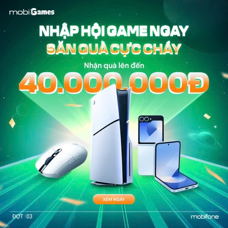 Chơi game mê say - Săn quà cực cháy trên My MobiFone