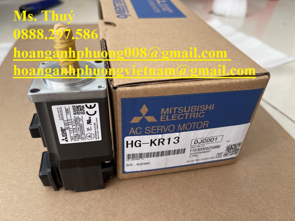 Động cơ Servo Mitsubishi HG-KR13 - Chuyên hàng tự động hoá
