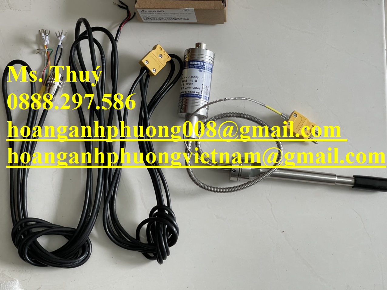 Toàn quốc - Đầu dò Sand PT131-50MPA-M14-150/370-K - Chính hãng