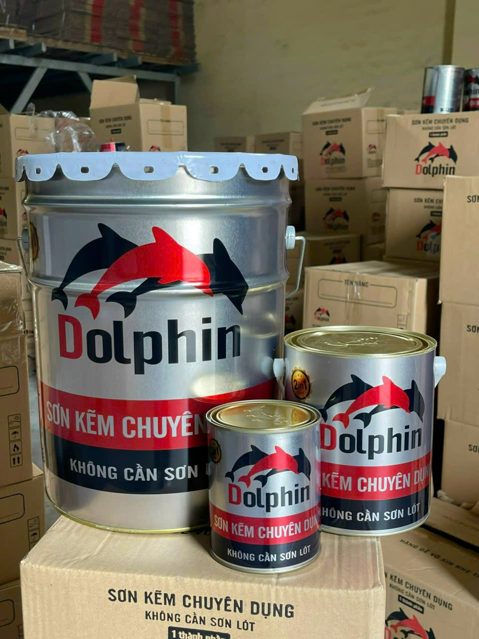 Sơn Sắt Mạ Kẽm Dolphin Tím Lavender Kẽm