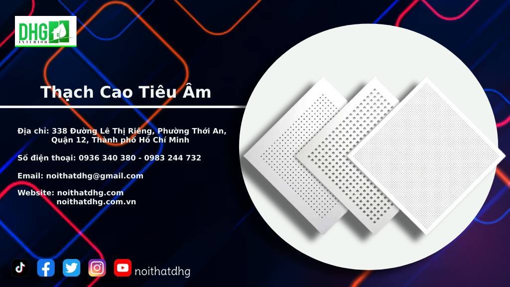 Thạch Cao Tiêu Âm - Nội Thất DHG