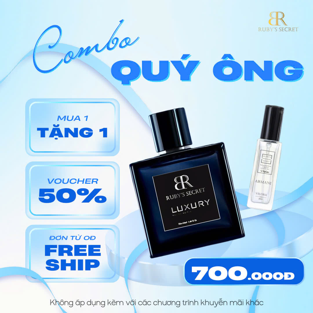 Combo Nước Hoa Luxury & Armani – Đẳng Cấp Hương Thơm Từ Ruby's Secret