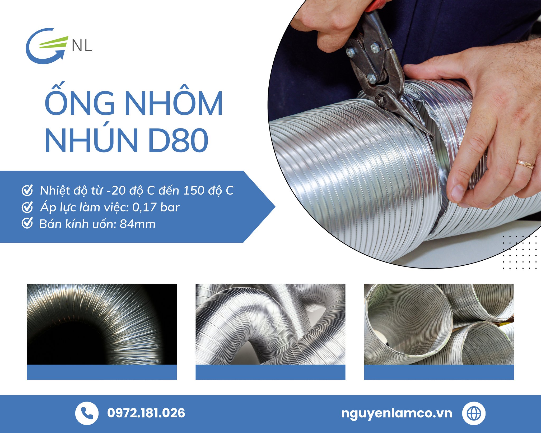 CUNG CẤP SỐ LƯỢNG LỚN ỐNG NHÔM NHÚN D80 GIÁ TỐT