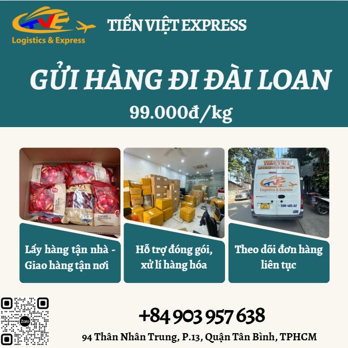 Gửi hàng đi Đài Loan - Tiến Việt Express