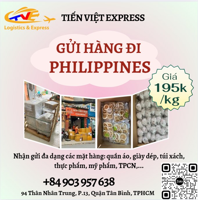 Gửi hàng đi Philippines - Tiến Việt Express