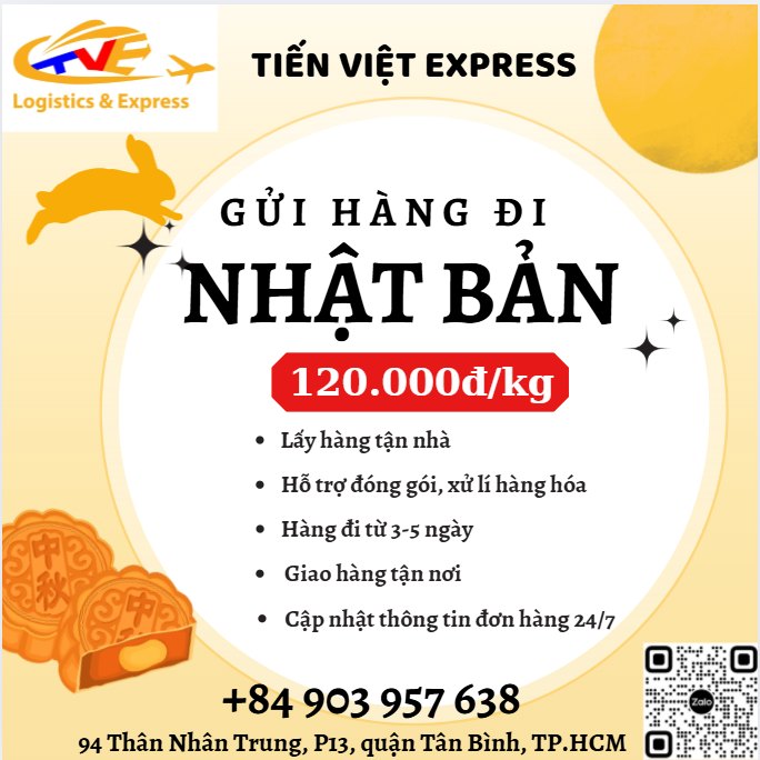 Gửi hàng đi Nhật Bản  - Tiến Việt Express