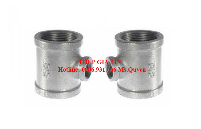 Tê thu ren mạ kẽm