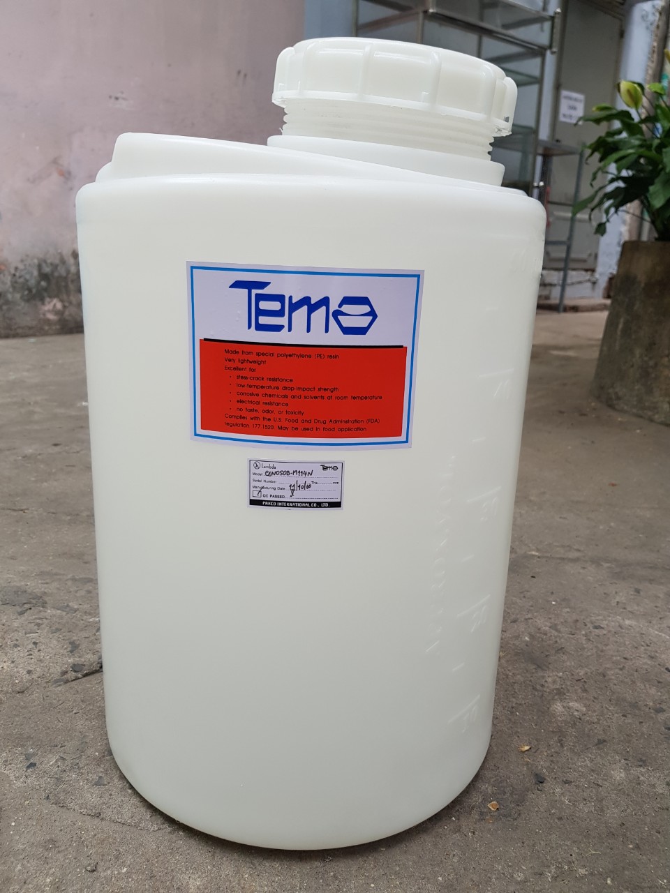 Bồn nhựa 100l/ bồn hóa chất Pakco/ bồn hóa chất Tema/ bồn nhựa giá rẻ