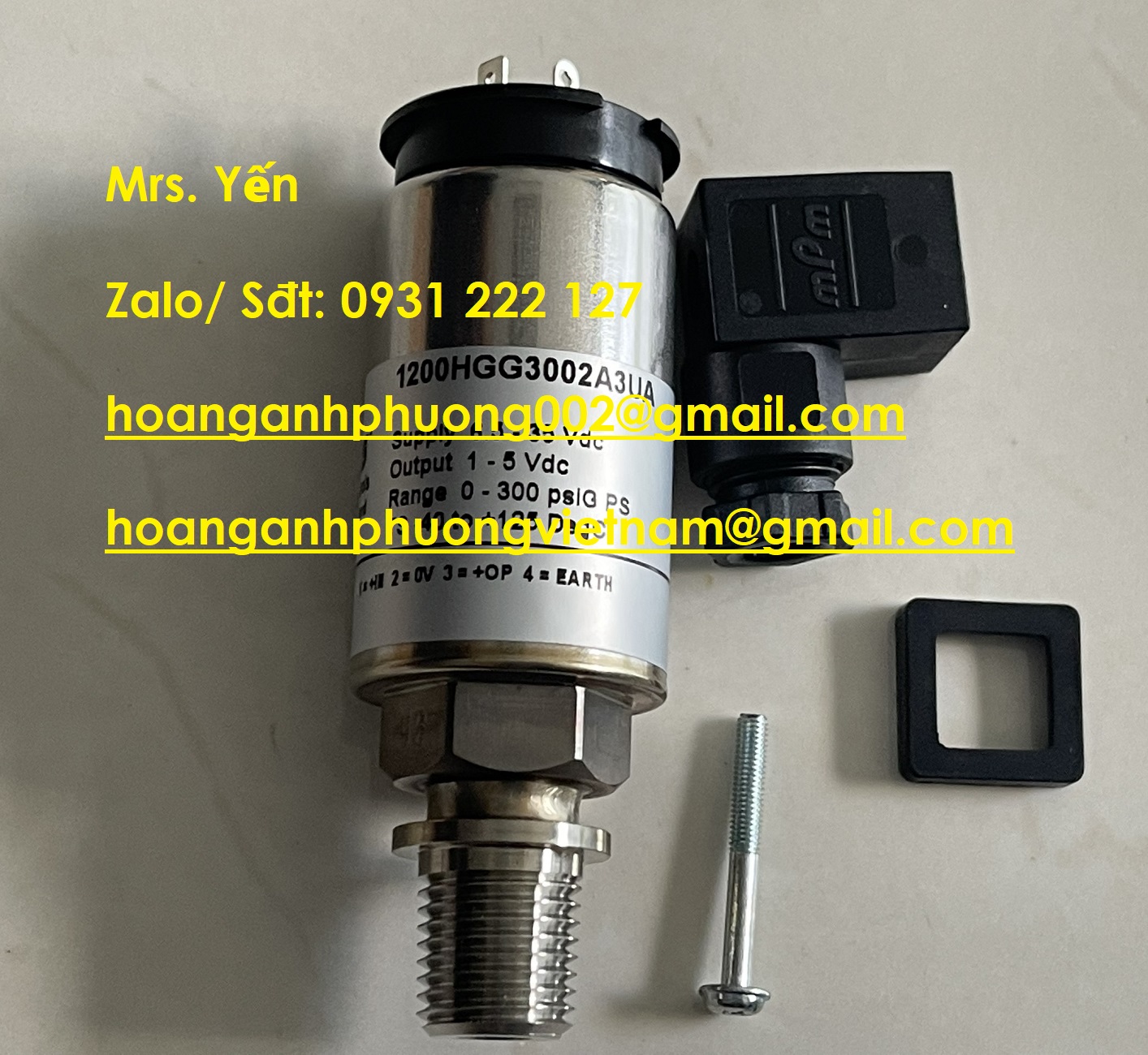 1200HGG3002A3UA Cảm biến lưu lượng Gems, chính hãng new 100%