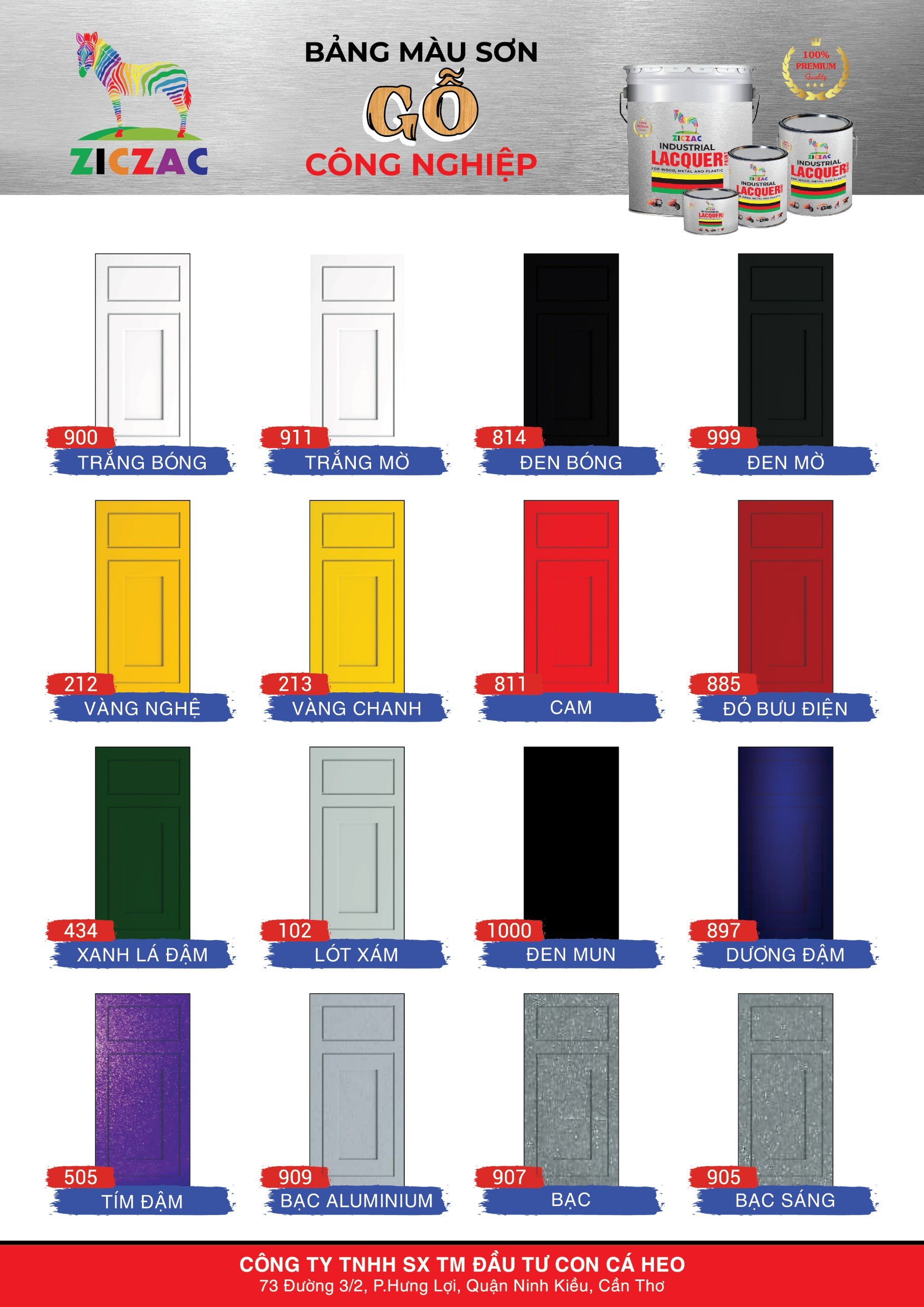 Sơn thơm công nghiệp Ziczac Industrial Lacquer