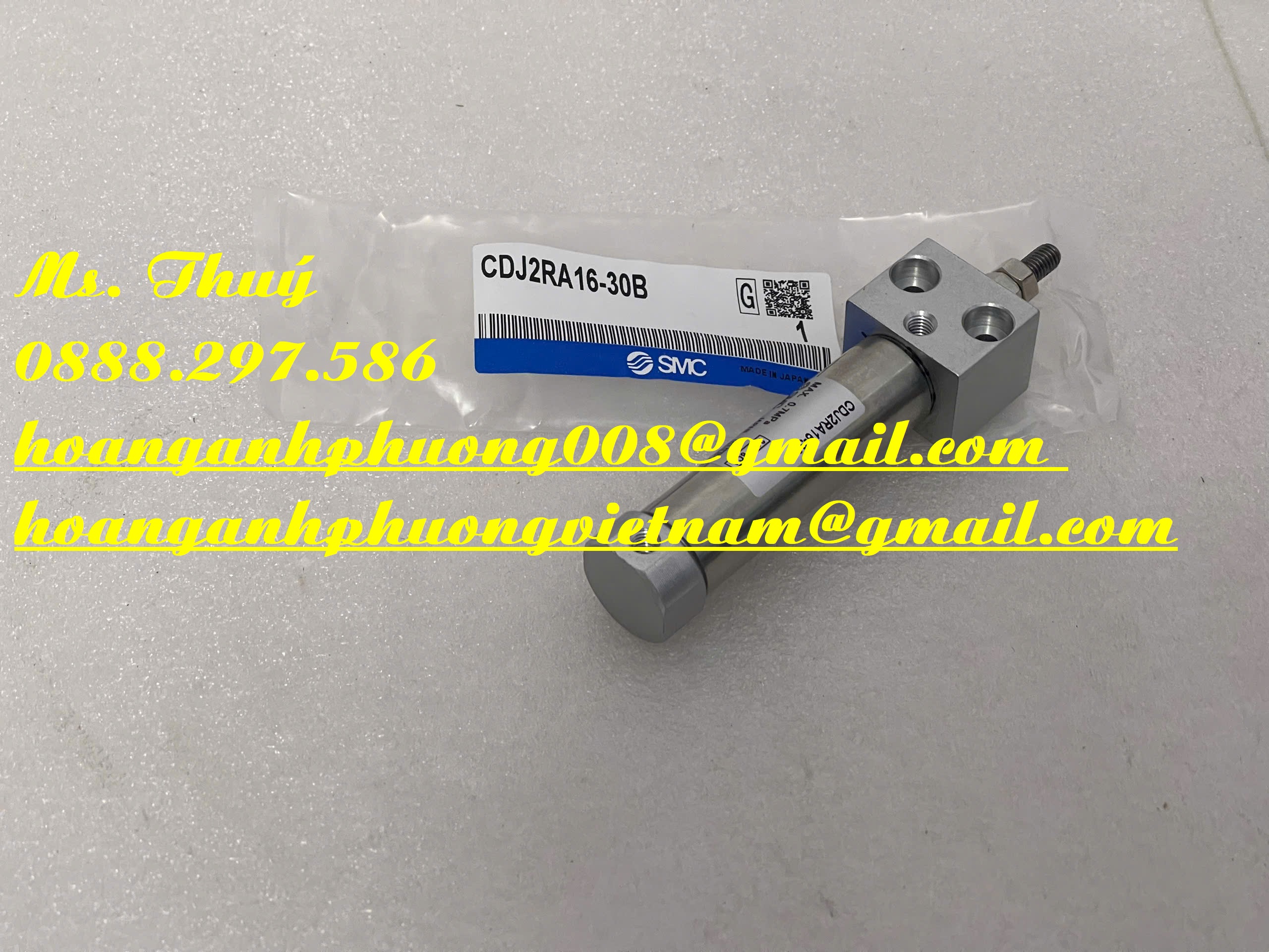 GIÁ ƯU ĐÃI - Xy lanh SMC CDJ2RA16-30B - Hàng mới 100%