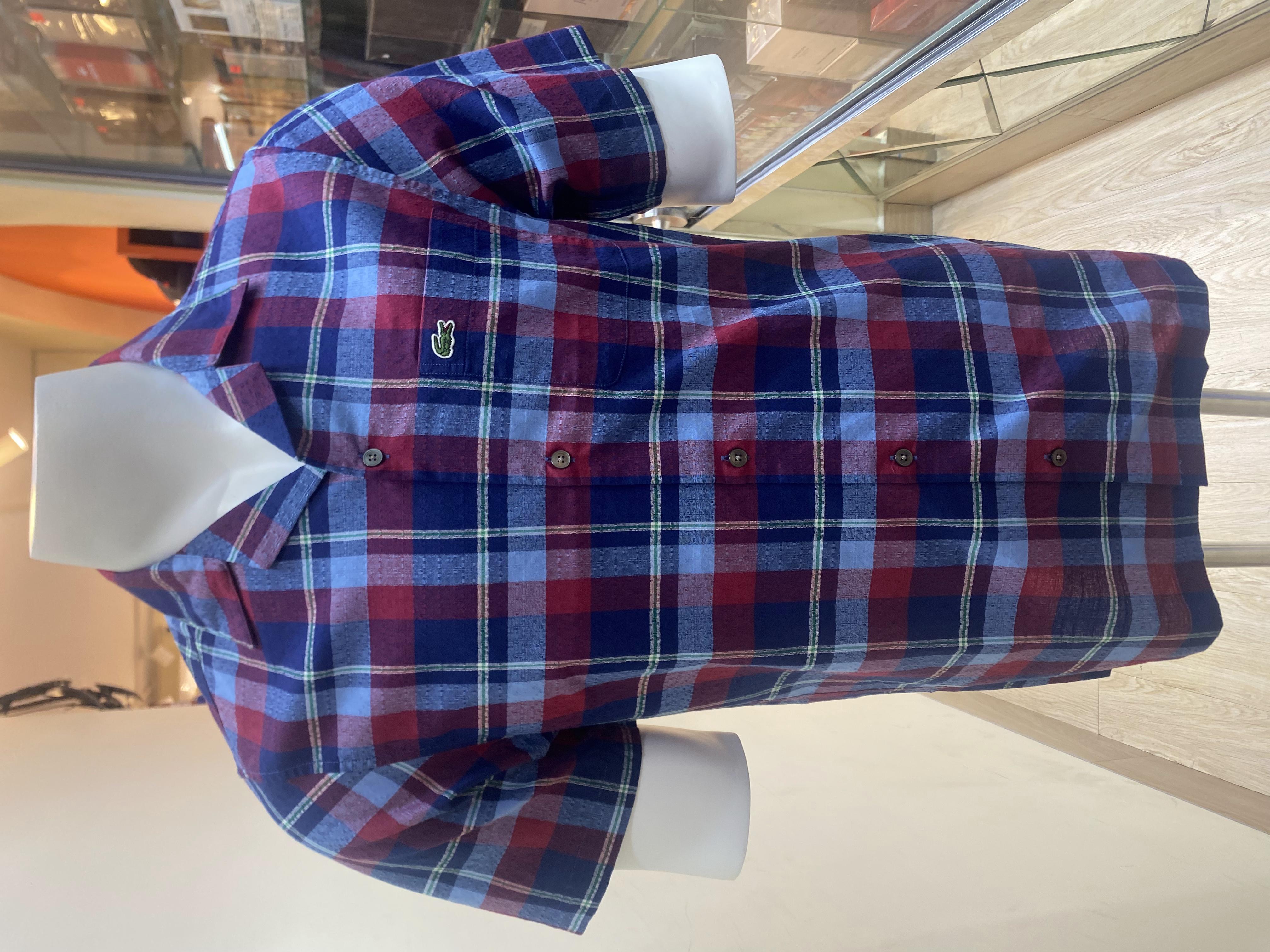 Áo sơ mi caro Lacoste chính hãng nhập Mỹ