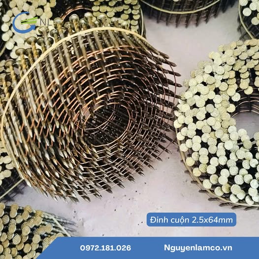 ĐINH CUỘN XOẮN 2.5X64MM ĐA NĂNG CHO MỌI CÔNG TRÌNH