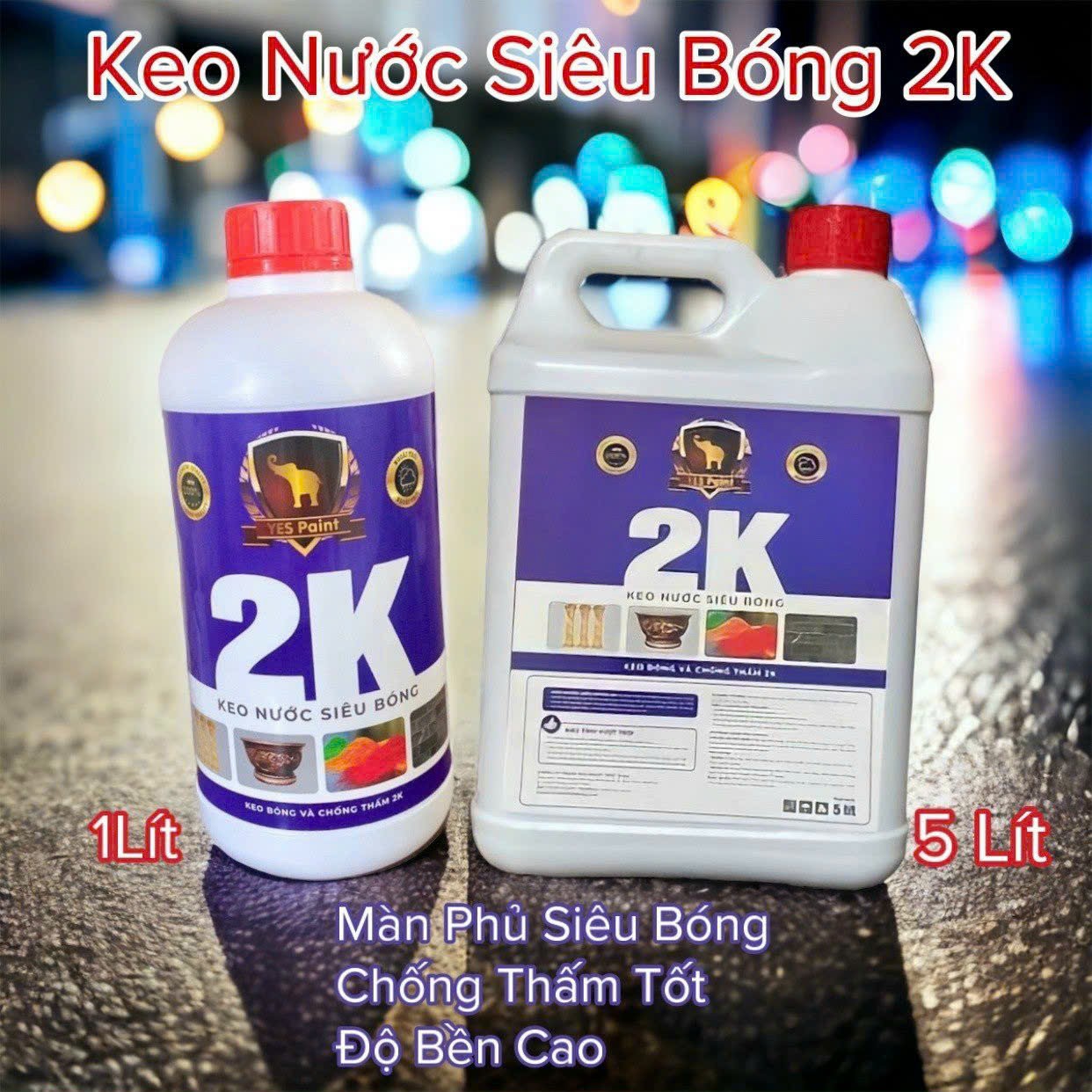 Keo nước siêu bóng 2K Yes