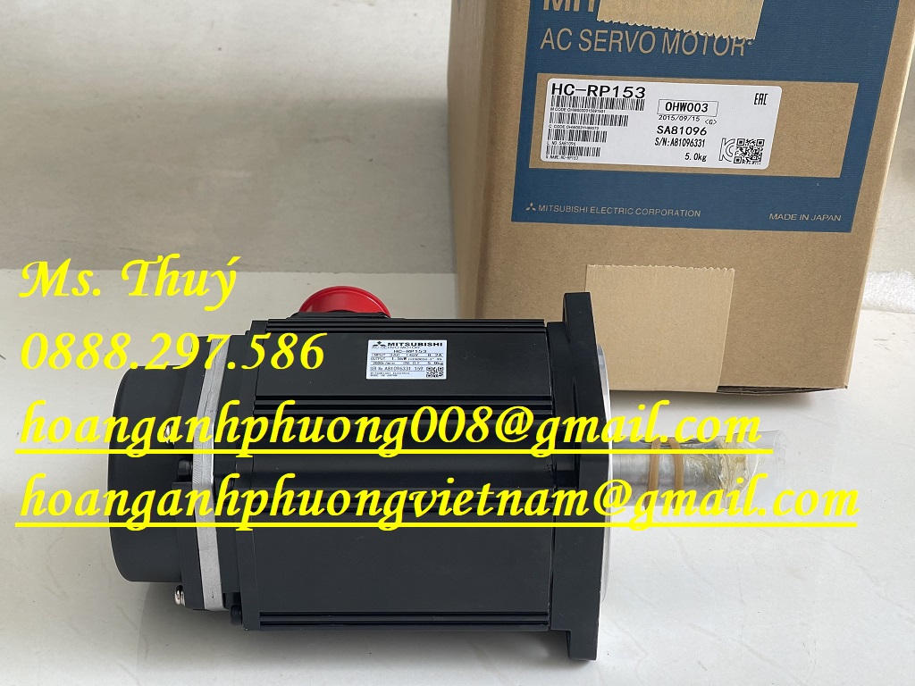 Chính hãng Japan - Động cơ Servo Mitsubishi HC-RP153