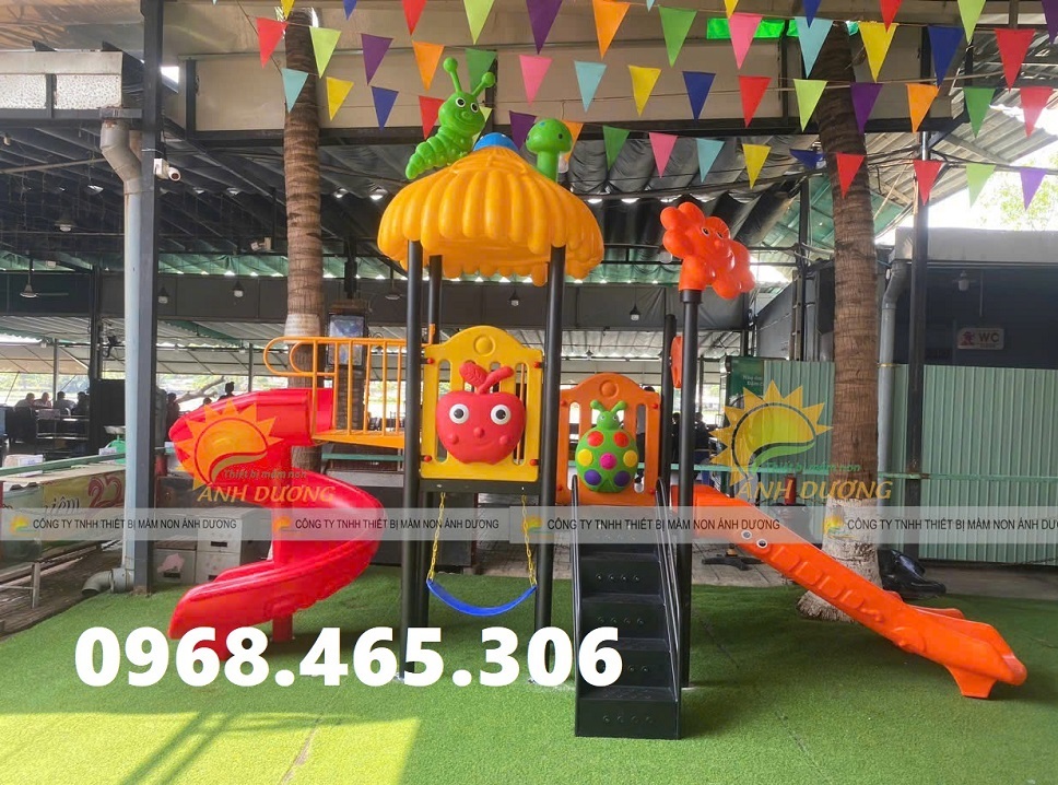 Bộ cầu trượt liên hoàn cho bé hàng nhập khẩu