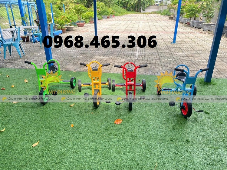 Xe đạp 3 bánh trẻ em, xe đạp ba bánh mầm non siêu bền