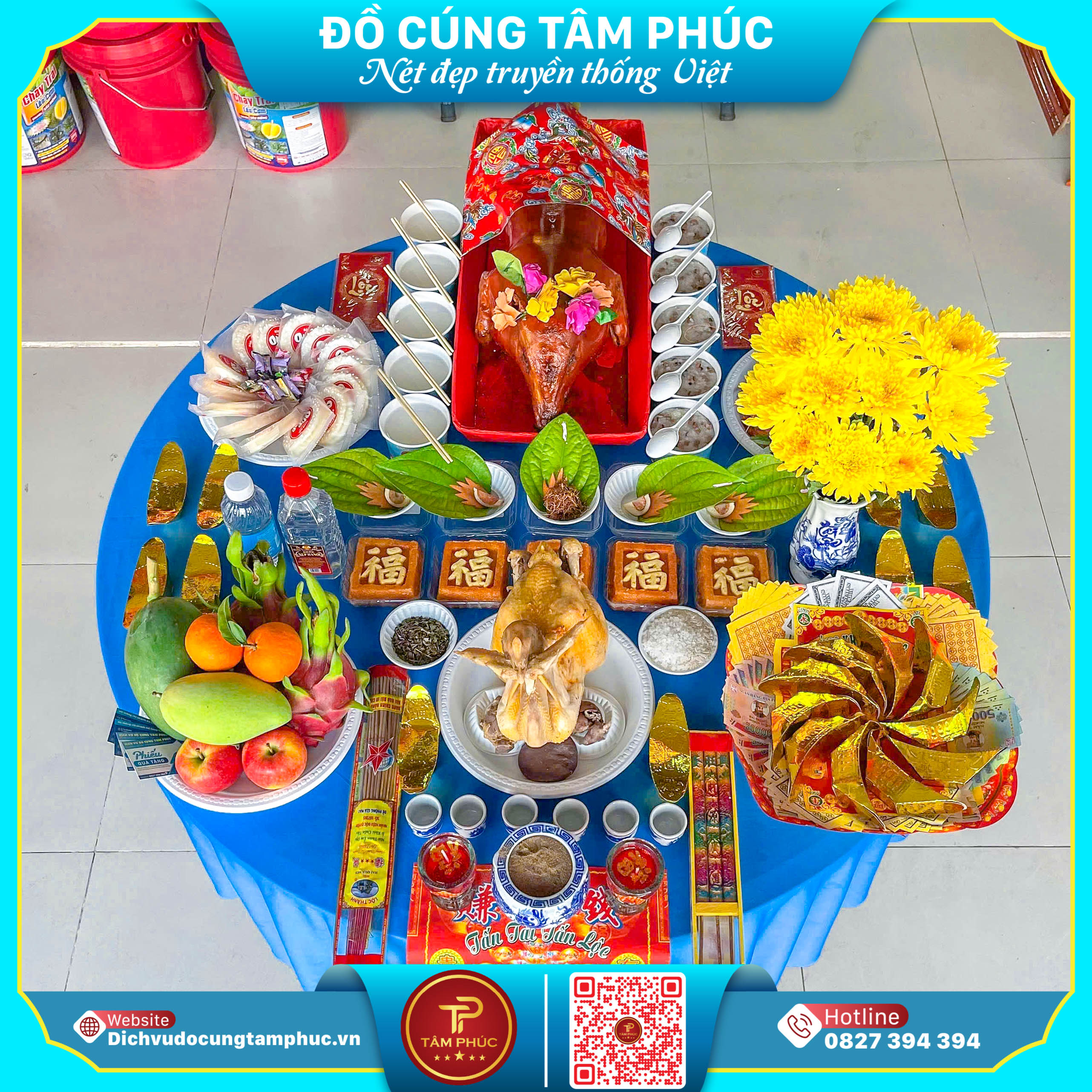 Khai Trương Hồng Phát Với Mâm Cúng Đúng Nghi Lễ