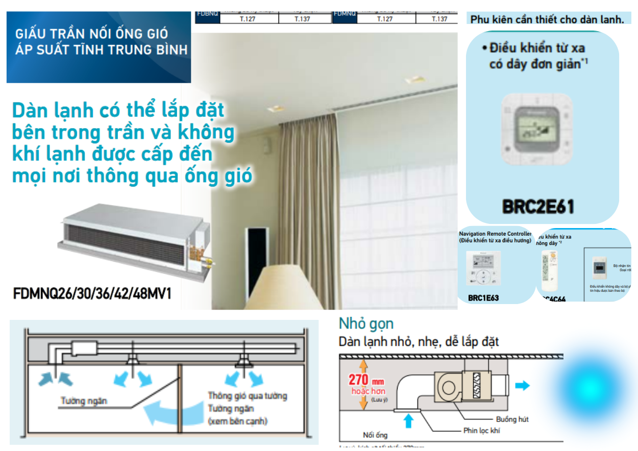 Tổng Kho Máy Lạnh Giấu Trần Ống Gió Daikin Chính Hãng Giá Sỉ