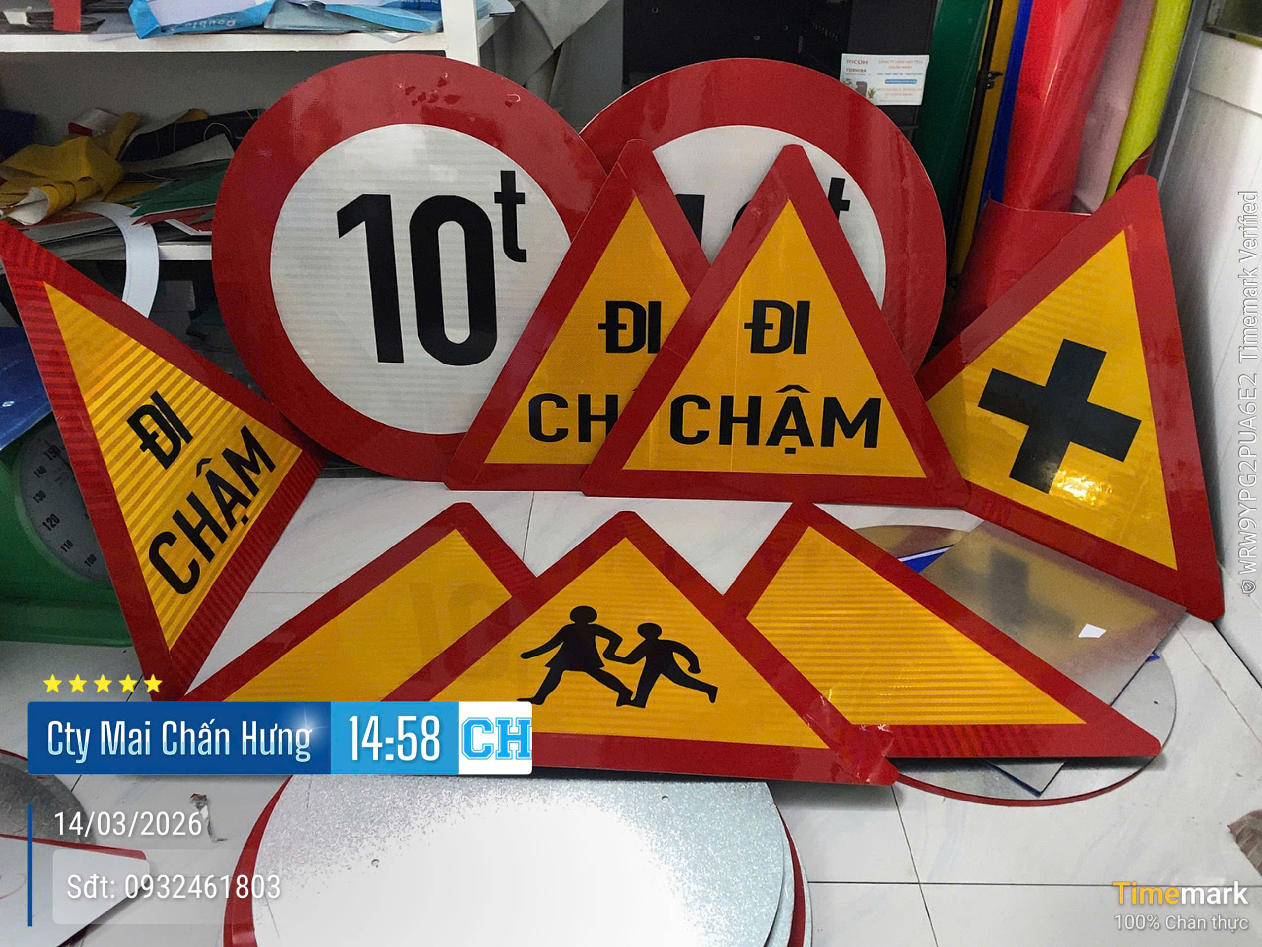 Cung cấp & thi công lắp đặt biển báo, an toàn giao thông - Mai Chấn Hưng