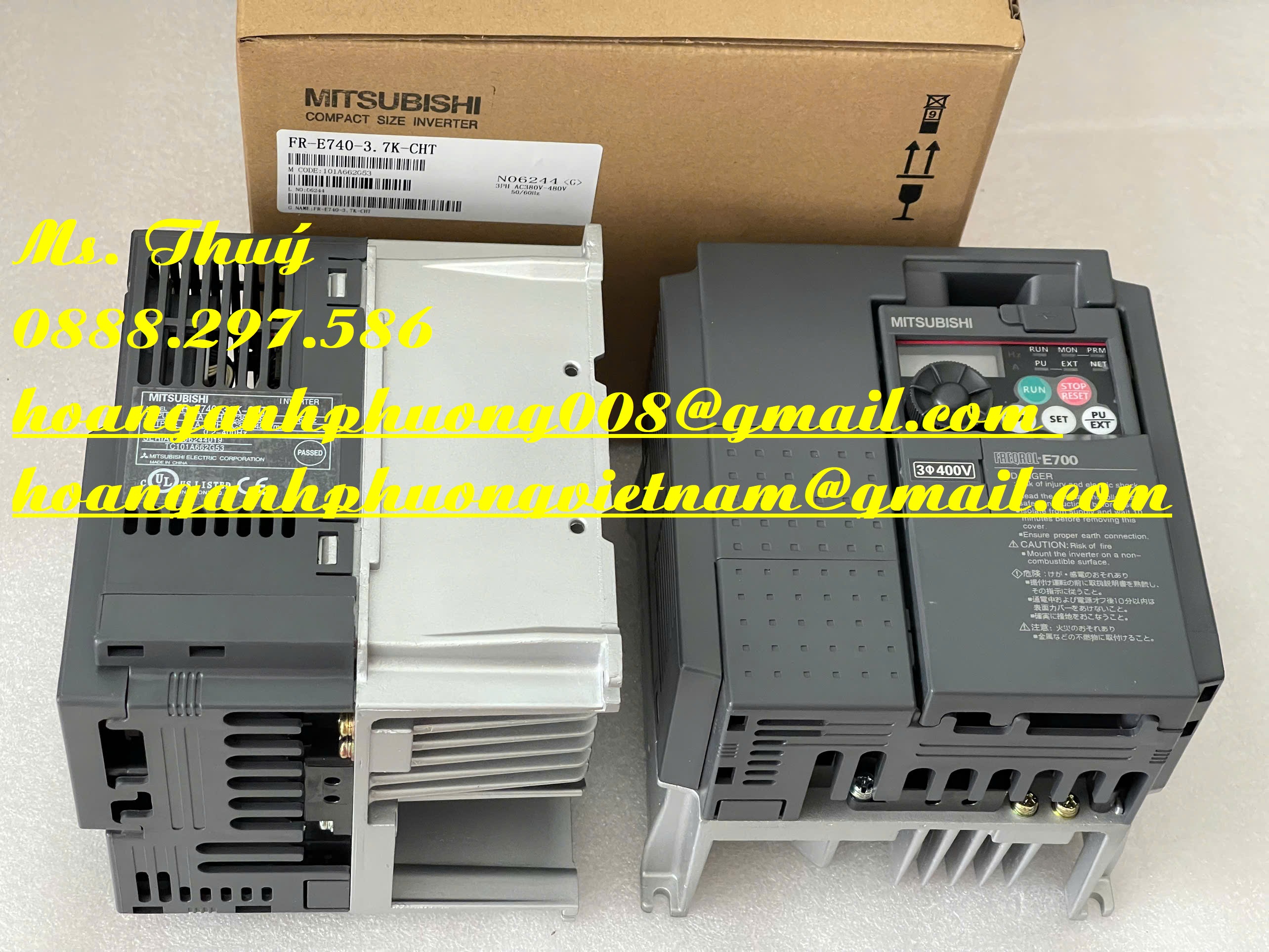Giao hàng toàn quốc - Biến tần Mitsubishi FR-E740-3.7K-CHT