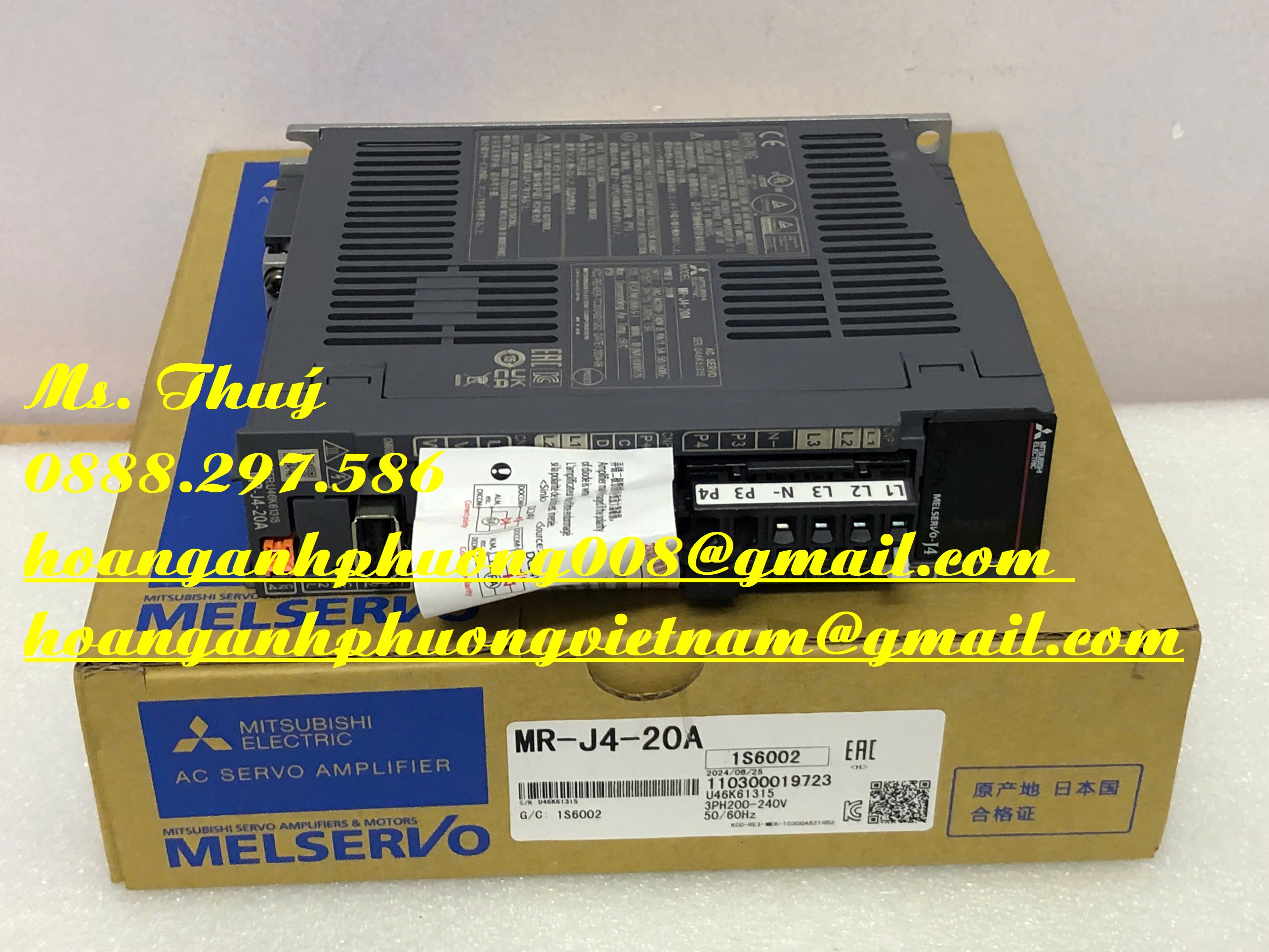 Bộ điều khiển Mitsubishi MR-J4-20A - Made in Japan