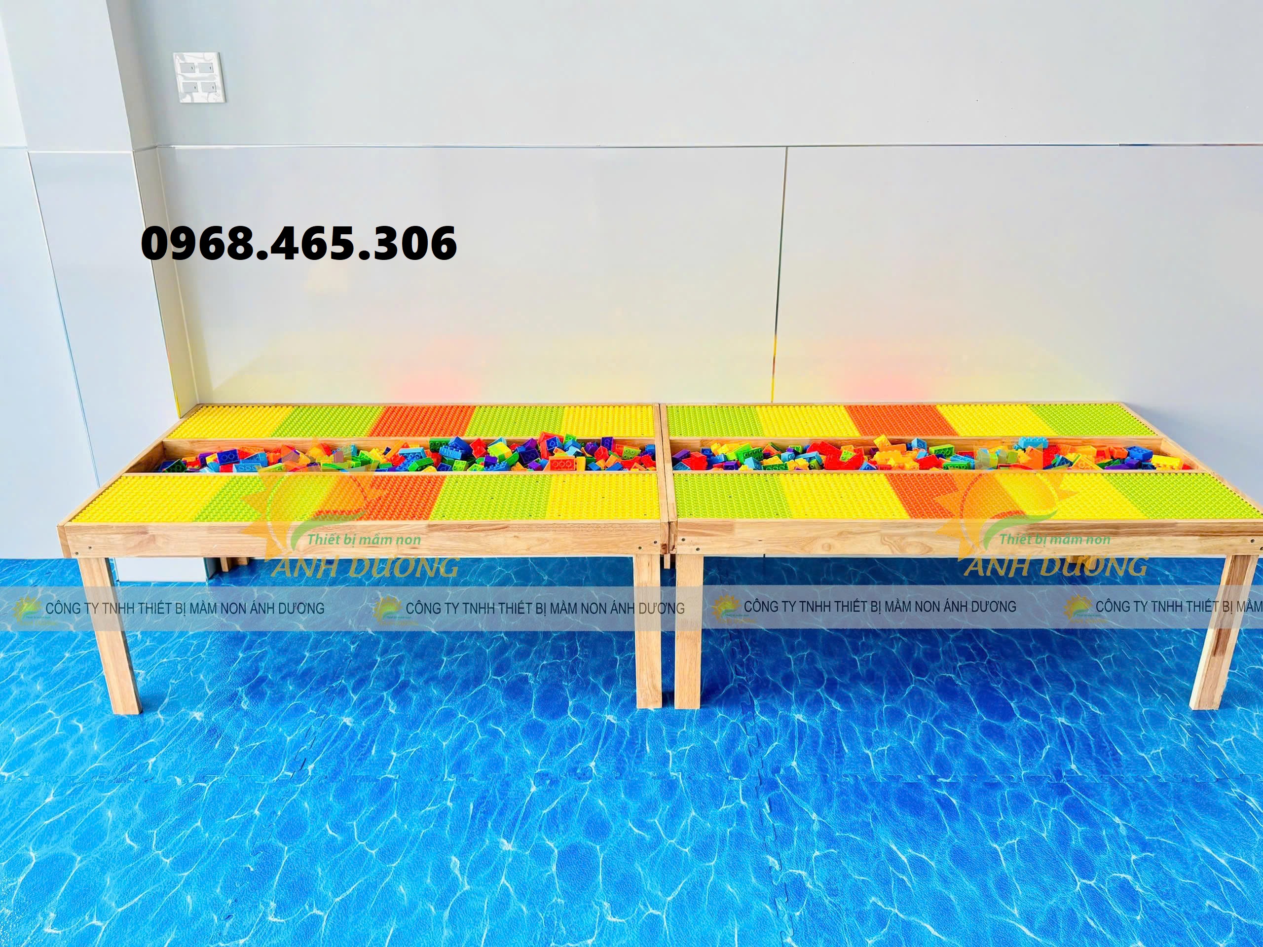 Bàn lego trẻ em, bàn xếp lego cho bé