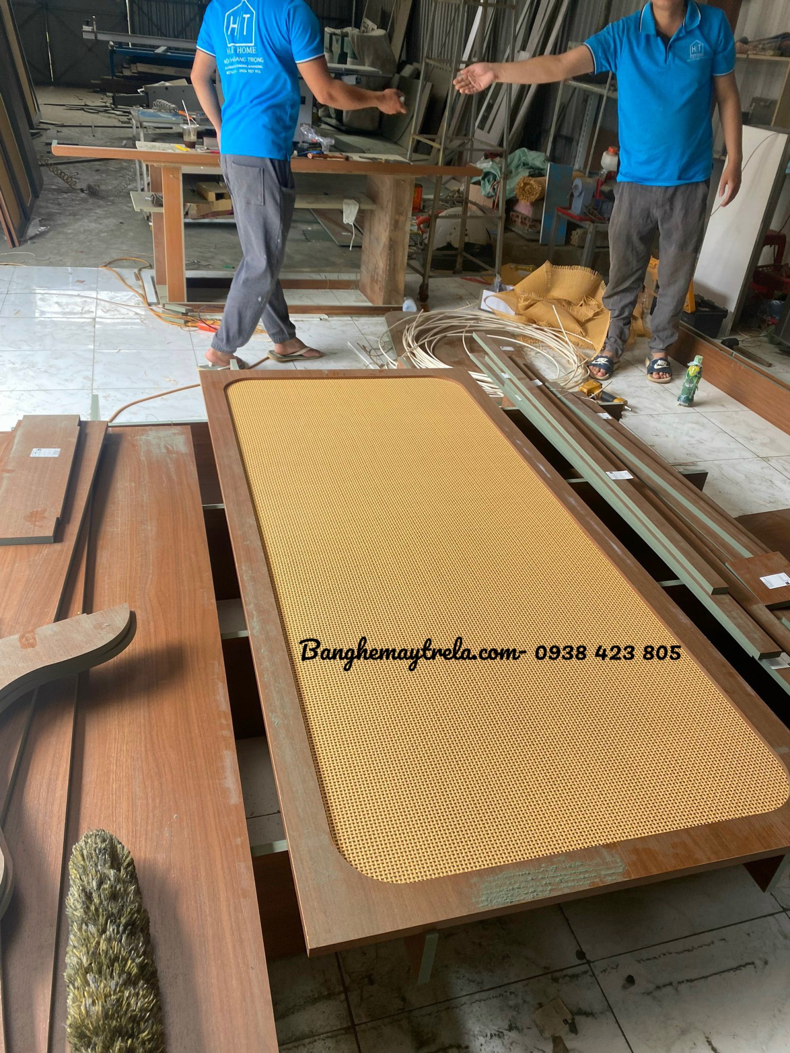 Tấm mây nhựa đan caro