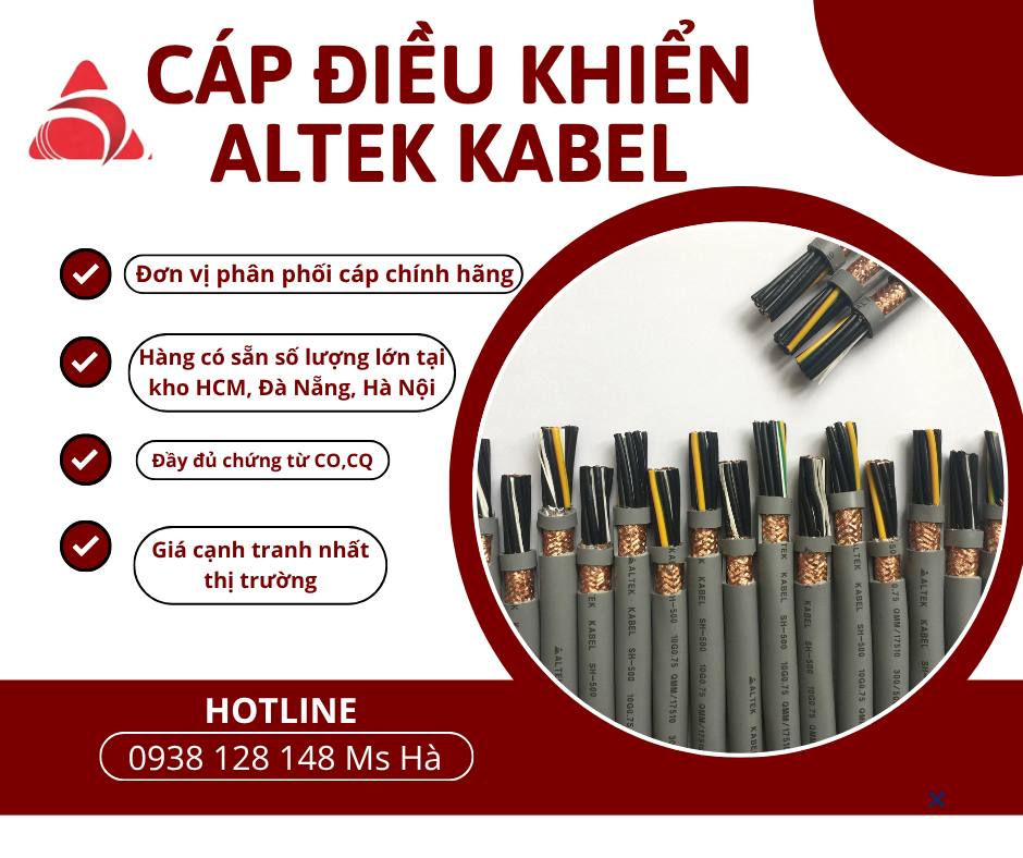 Cáp điều khiển Altek Kabel