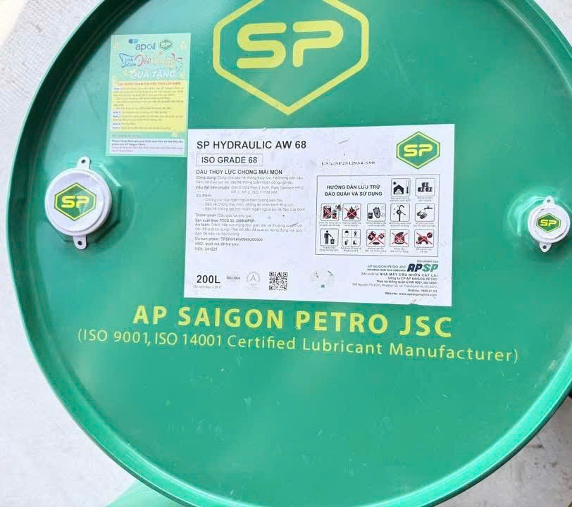 Địa Chỉ Bán Dầu Thủy Lực Saigon Petro SP Hydraulic AW 68