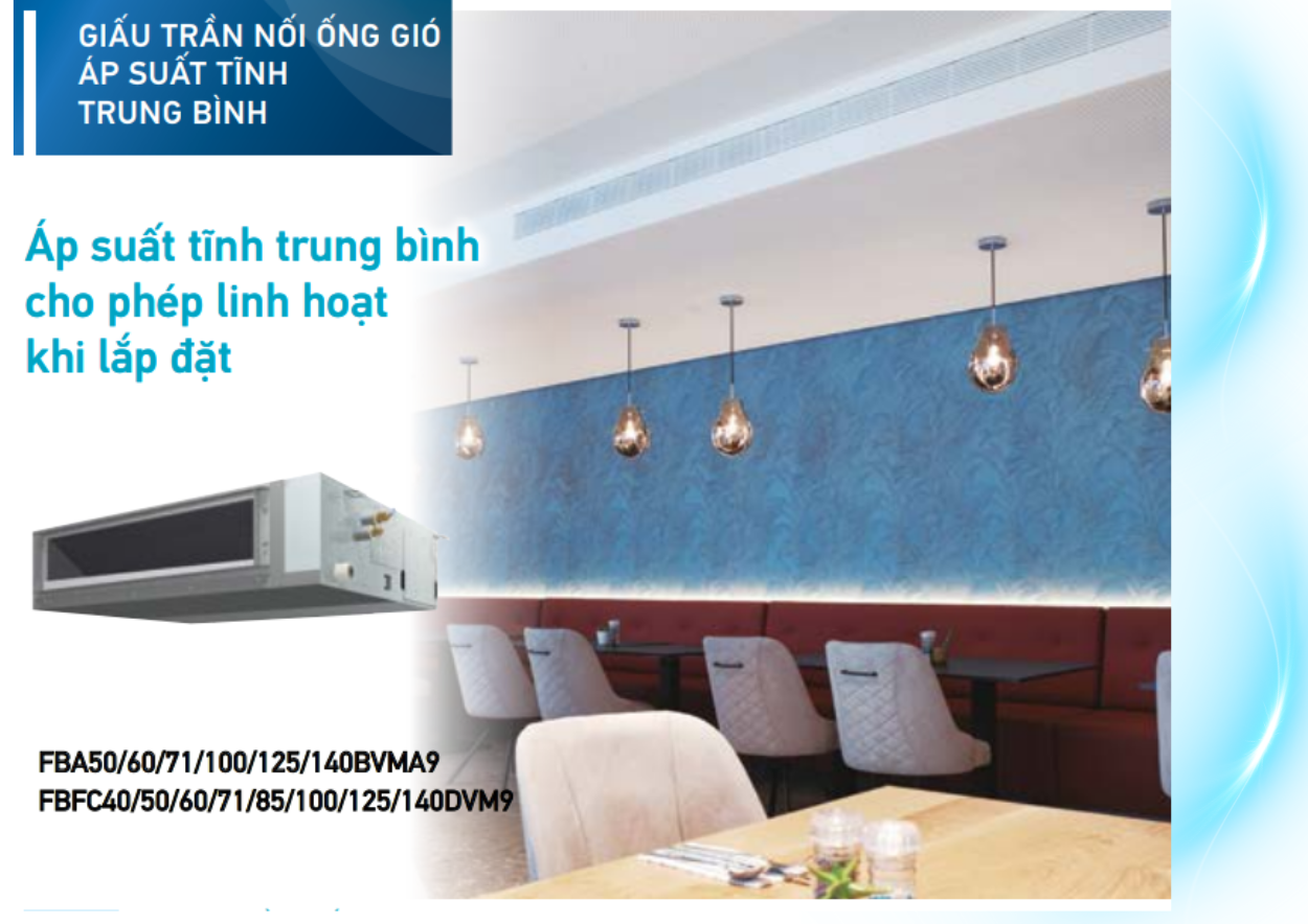Lắp Máy Lạnh Âm Trần Ống Gió Daikin Cho Trung Tâm Thương Mại