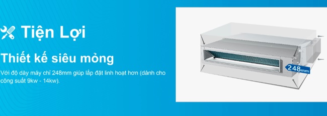 Lắp Máy Lạnh Giấu Trần Ống Gió Aqua Cho Nhà Xưởng