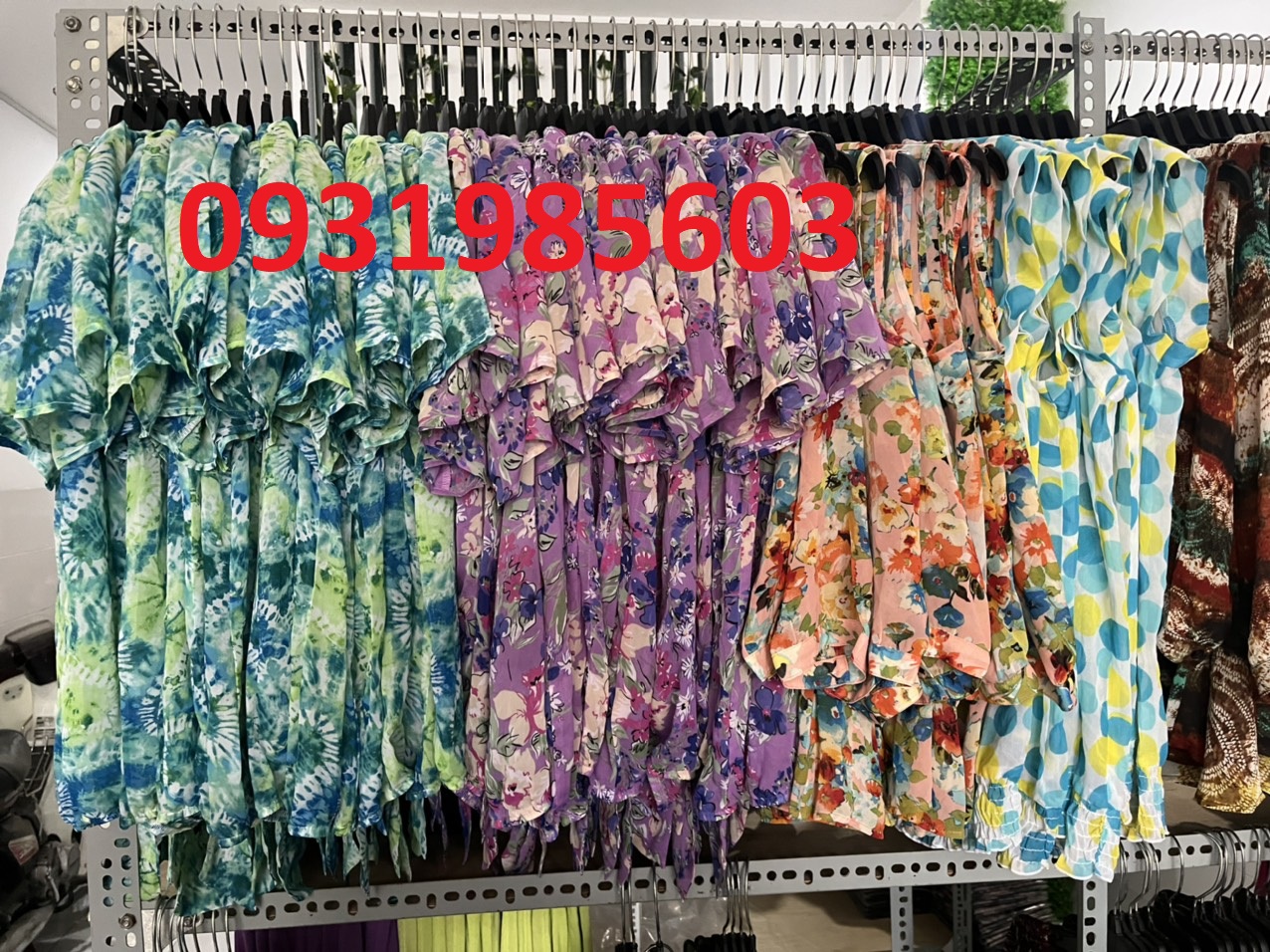 BÁN SỈ ÁO VOAN HOA KIỂU MÙA HÈ XUẤT KHẨU DƯ, GIÁ CHỈ 2X