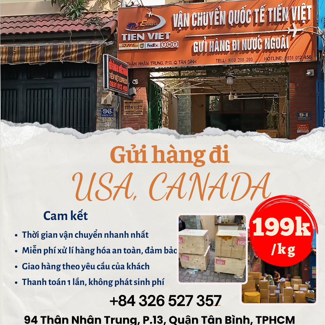 Gửi hàng đi Nhật Bản  - Tiến Việt Express