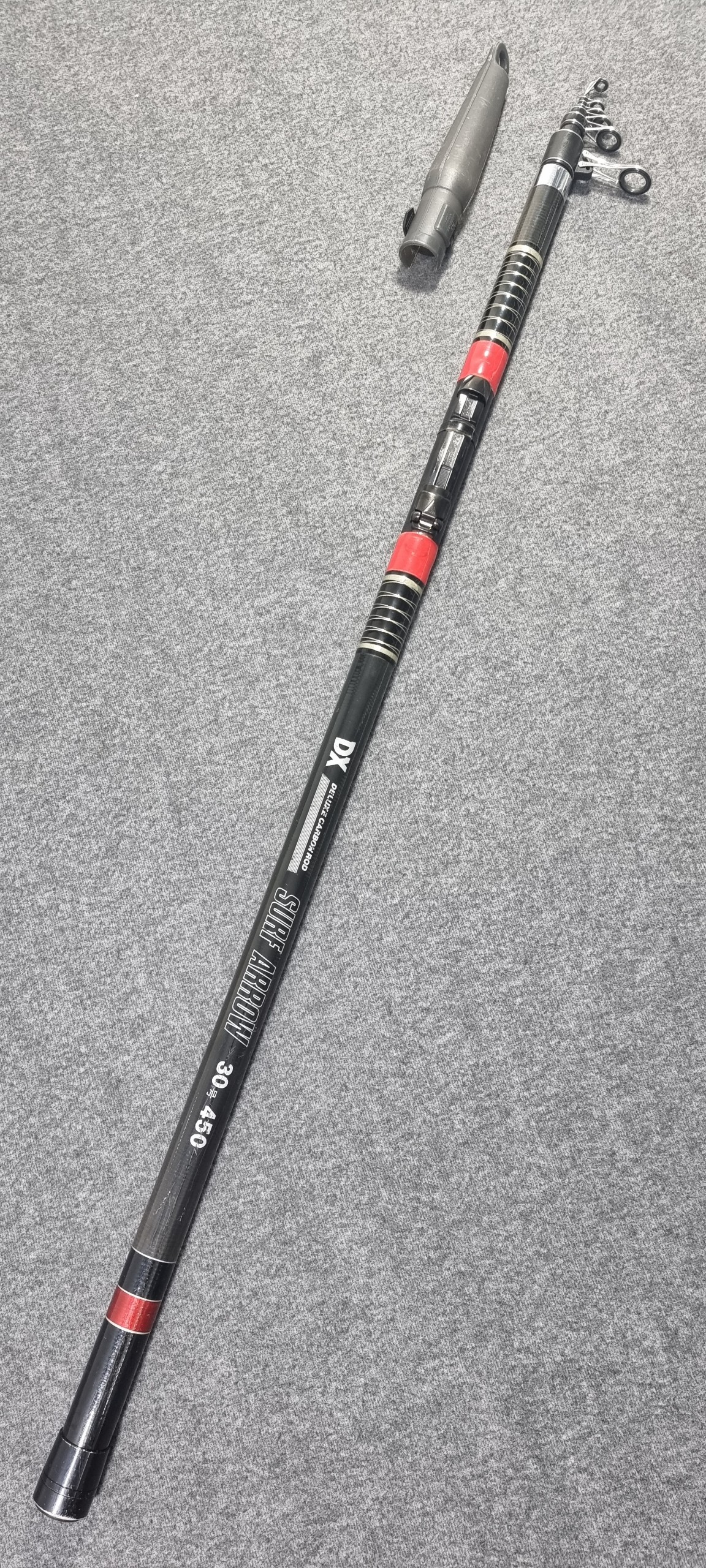 Cần Câu Lục Nội Địa NHẬT RYOBI DELUXE CARBON ROD SURF ARROW 30-450_Dài 4.5m