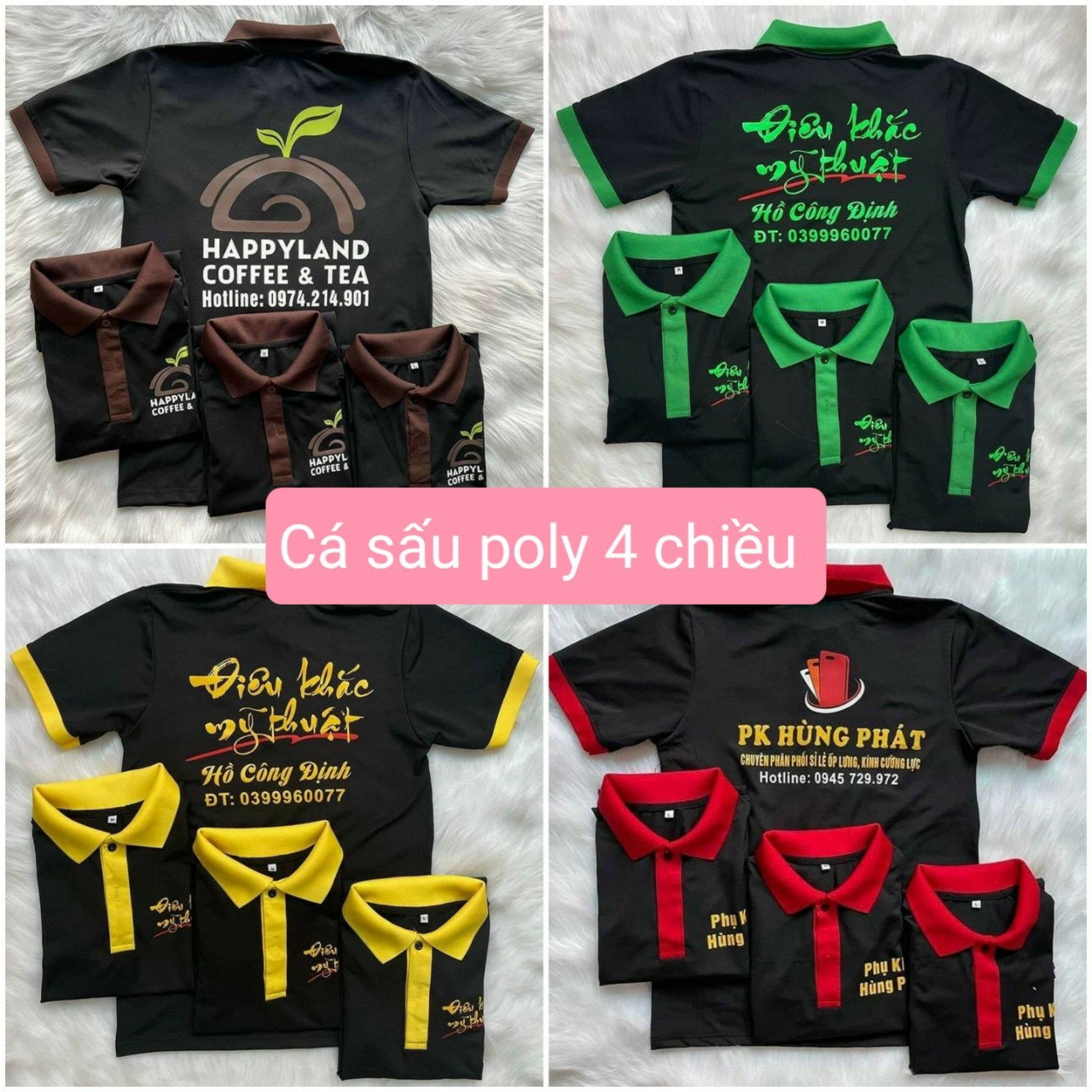 Nhận may áo thun, áo bếp, nón lưỡi trai...giá tốt