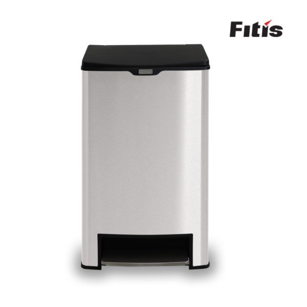 Thùng rác Fitis loại đạp chân và  nhấn vuông sang trọng, thanh lịch